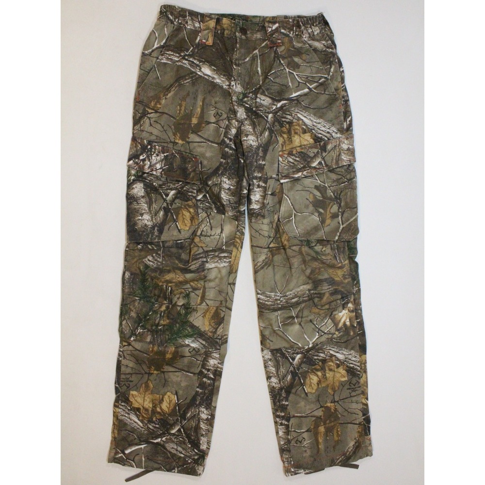 RedHead‎ Silent-Hide Camo Hunting Pants Men's Size Medium Cargo Pockets Outdoor